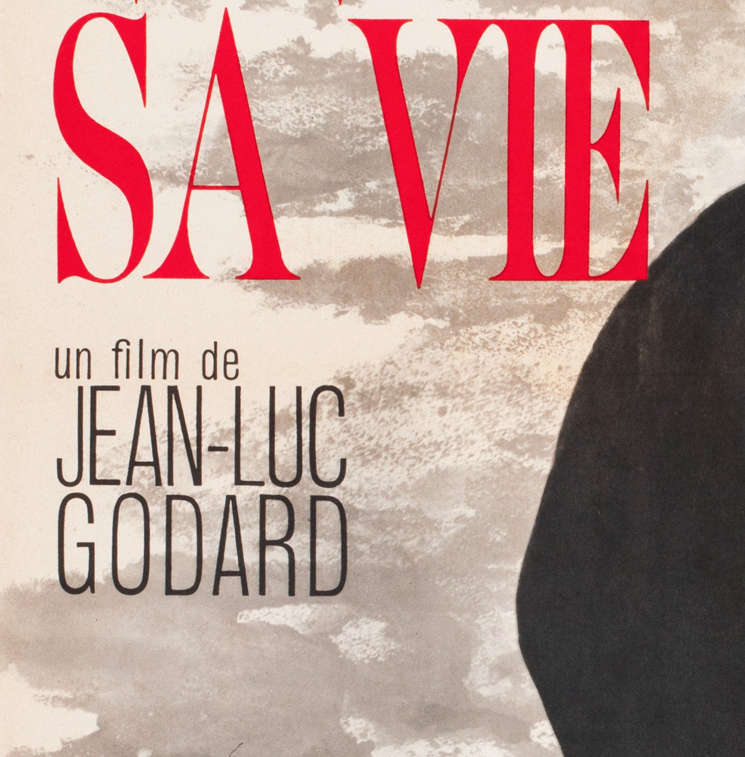 Vivre Sa Vie 1962 French Petite Film Movie Poster, Vaissier - detail