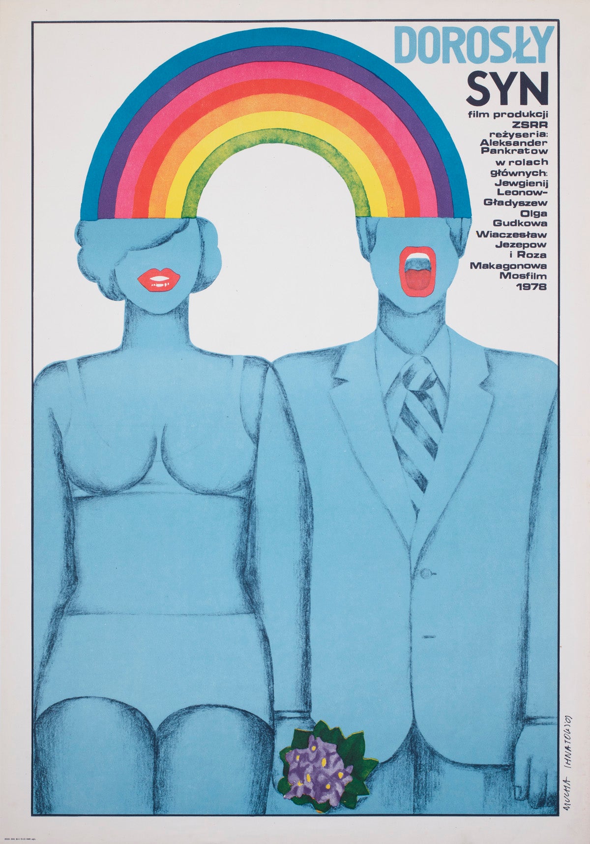 Grown-Up Son (Vzroslyy syn) 1980 Polish B1 Film Poster, Ihnatowicz