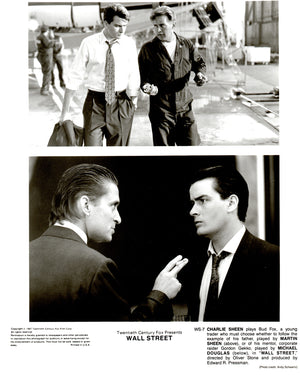 Wall Street 1987 Film Movie Press Publicity Still Framed