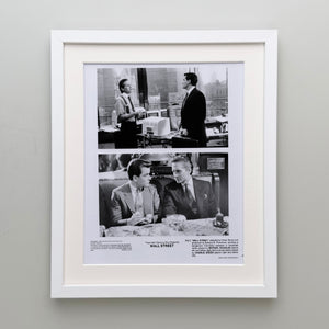 Wall Street 1987 Film Movie Press Publicity Still Framed
