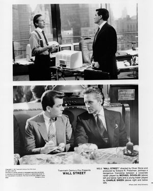 Wall Street 1987 Film Movie Press Publicity Still Framed
