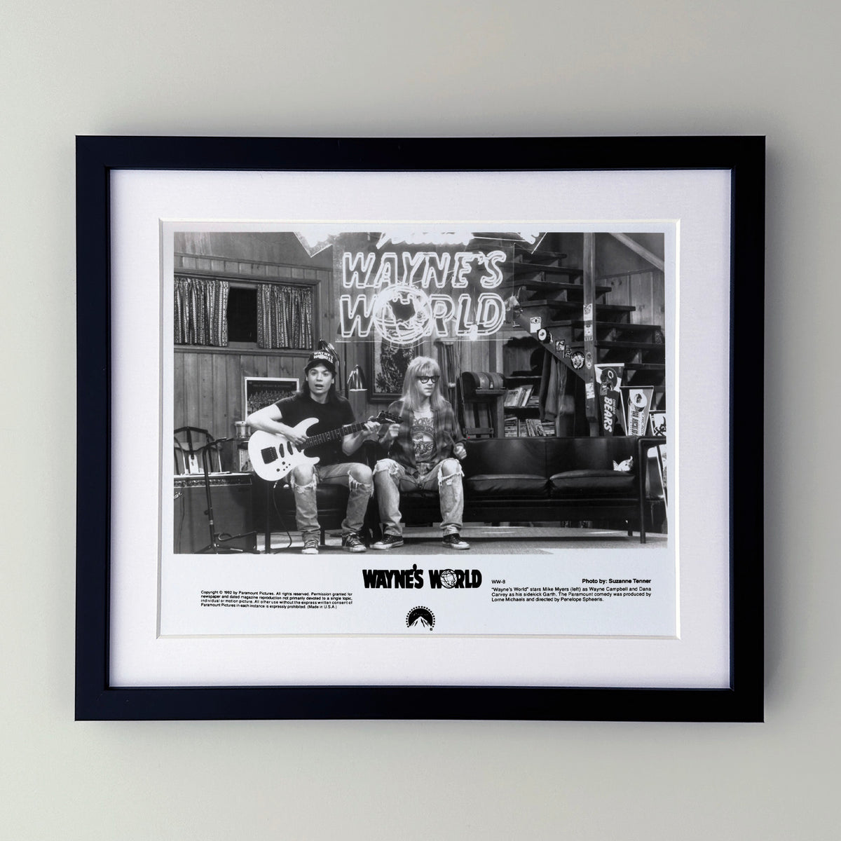 Waynes World 1992 Publicity Film Movie Press Still Framed
