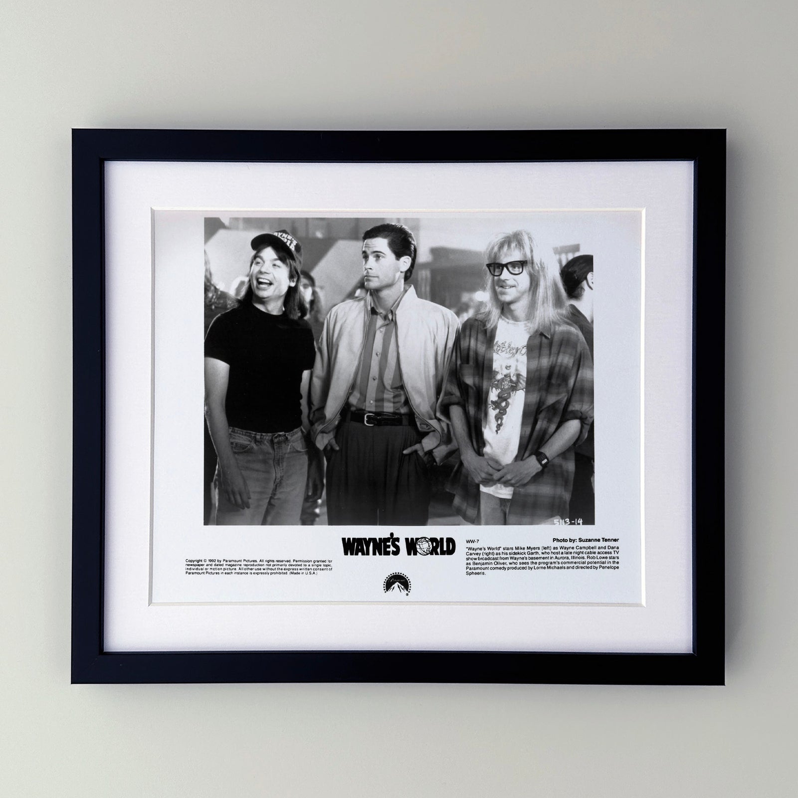 Waynes World 1992 Publicity Film Movie Press Still Framed