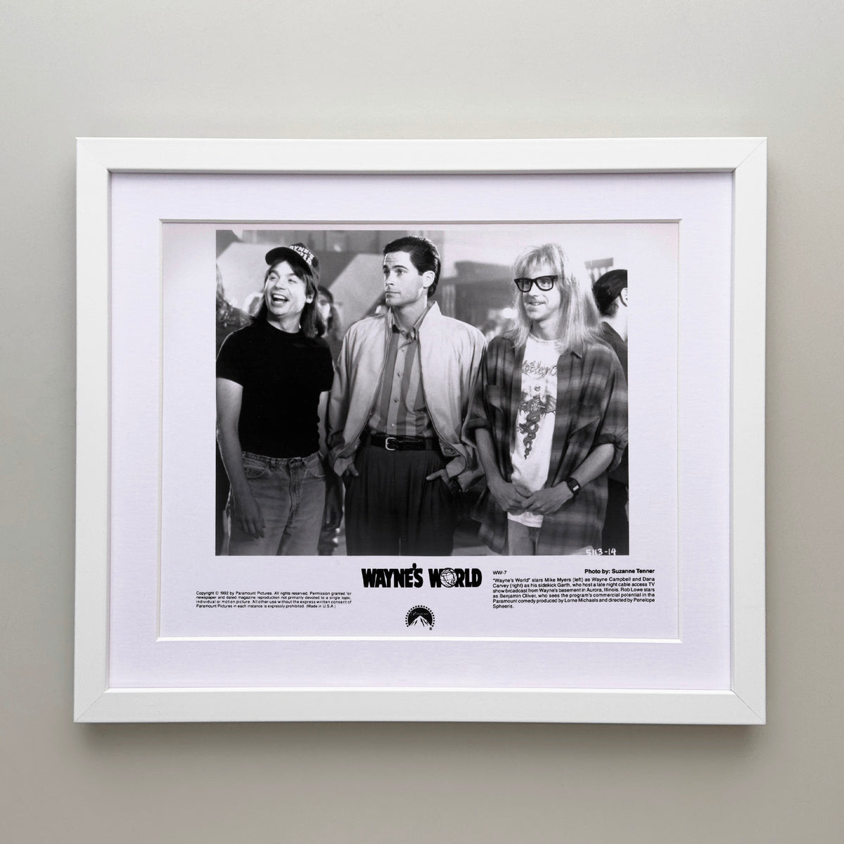 Waynes World 1992 Publicity Film Movie Press Still Framed