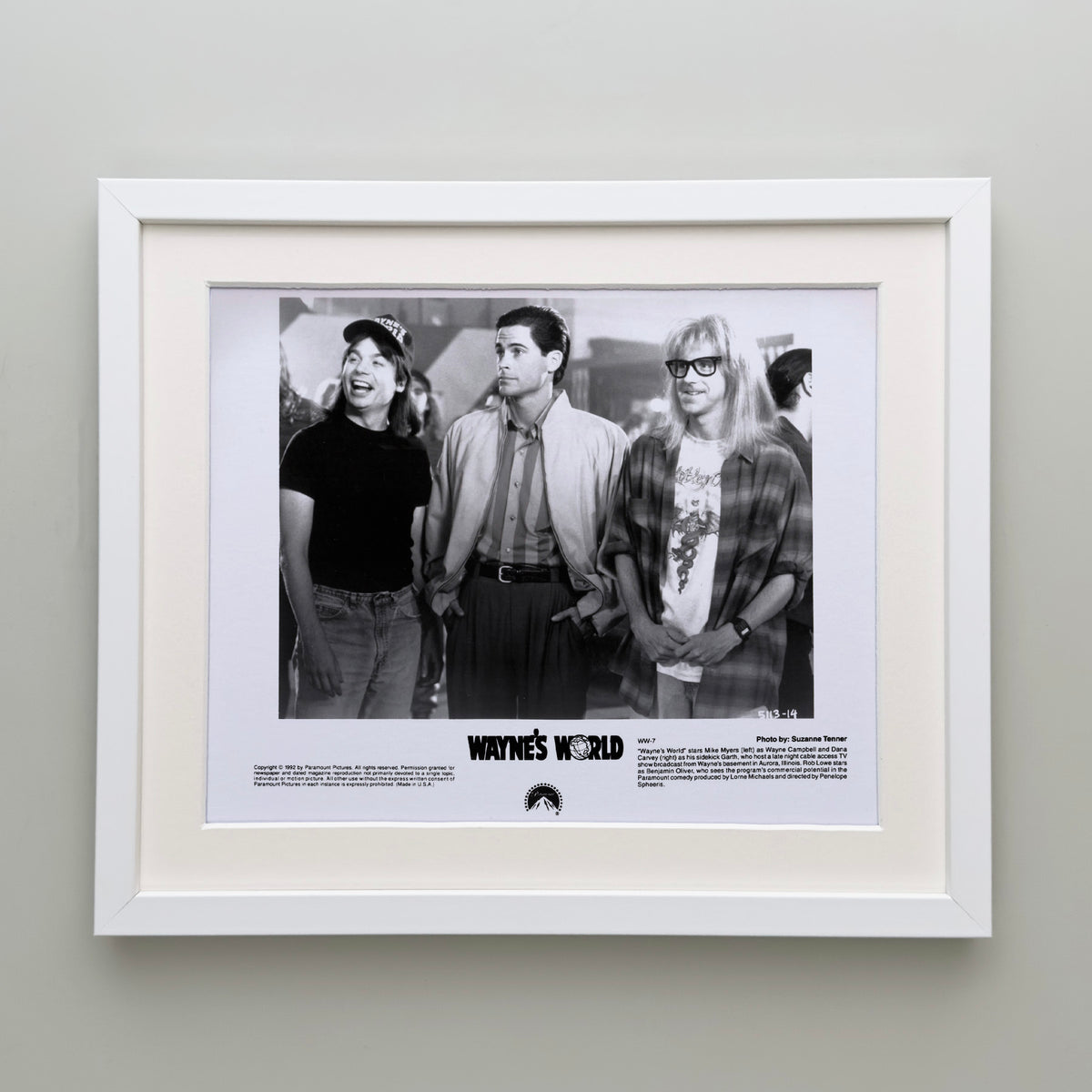 Waynes World 1992 Publicity Film Movie Press Still Framed