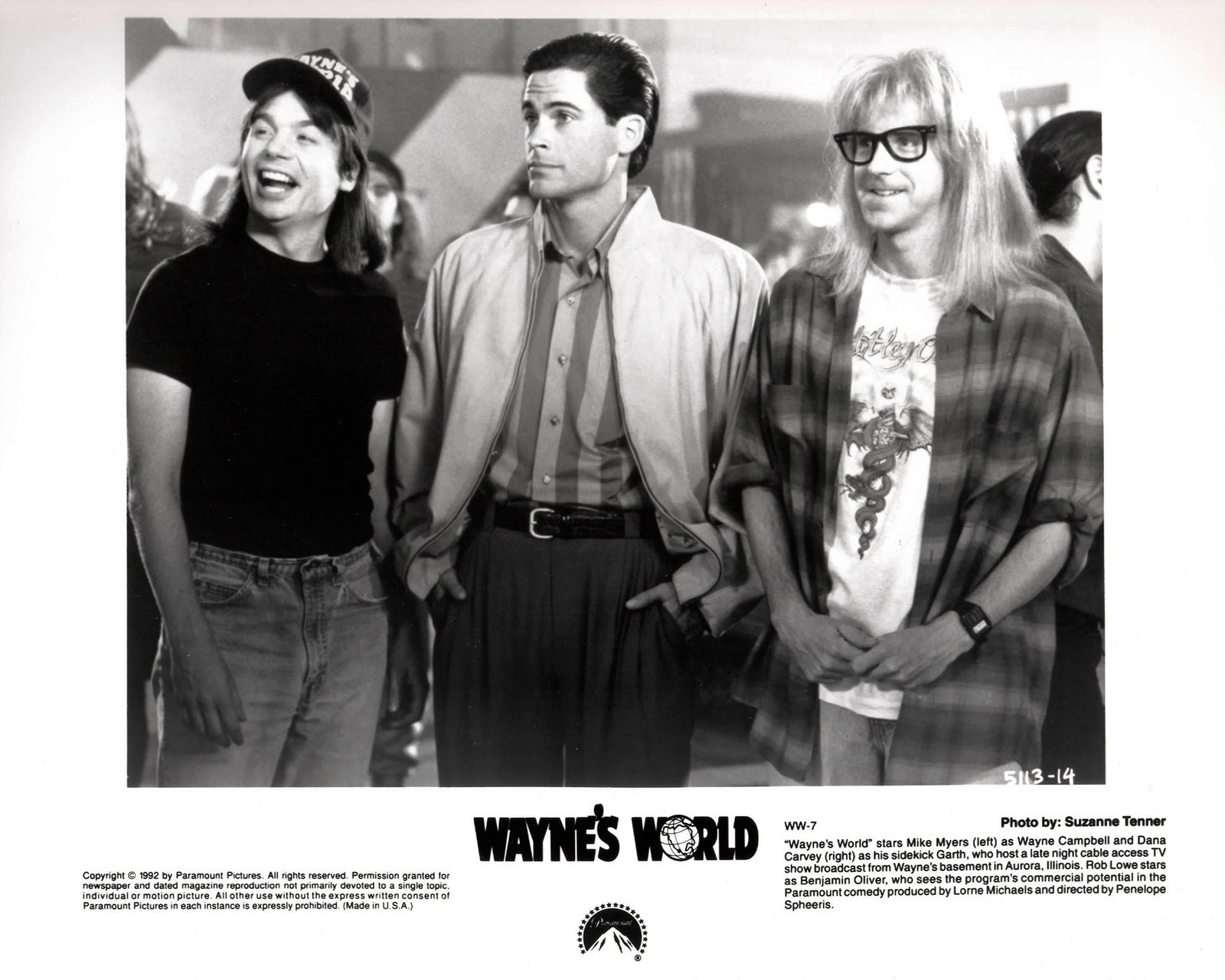 Waynes World 1992 Publicity Film Movie Press Still Framed