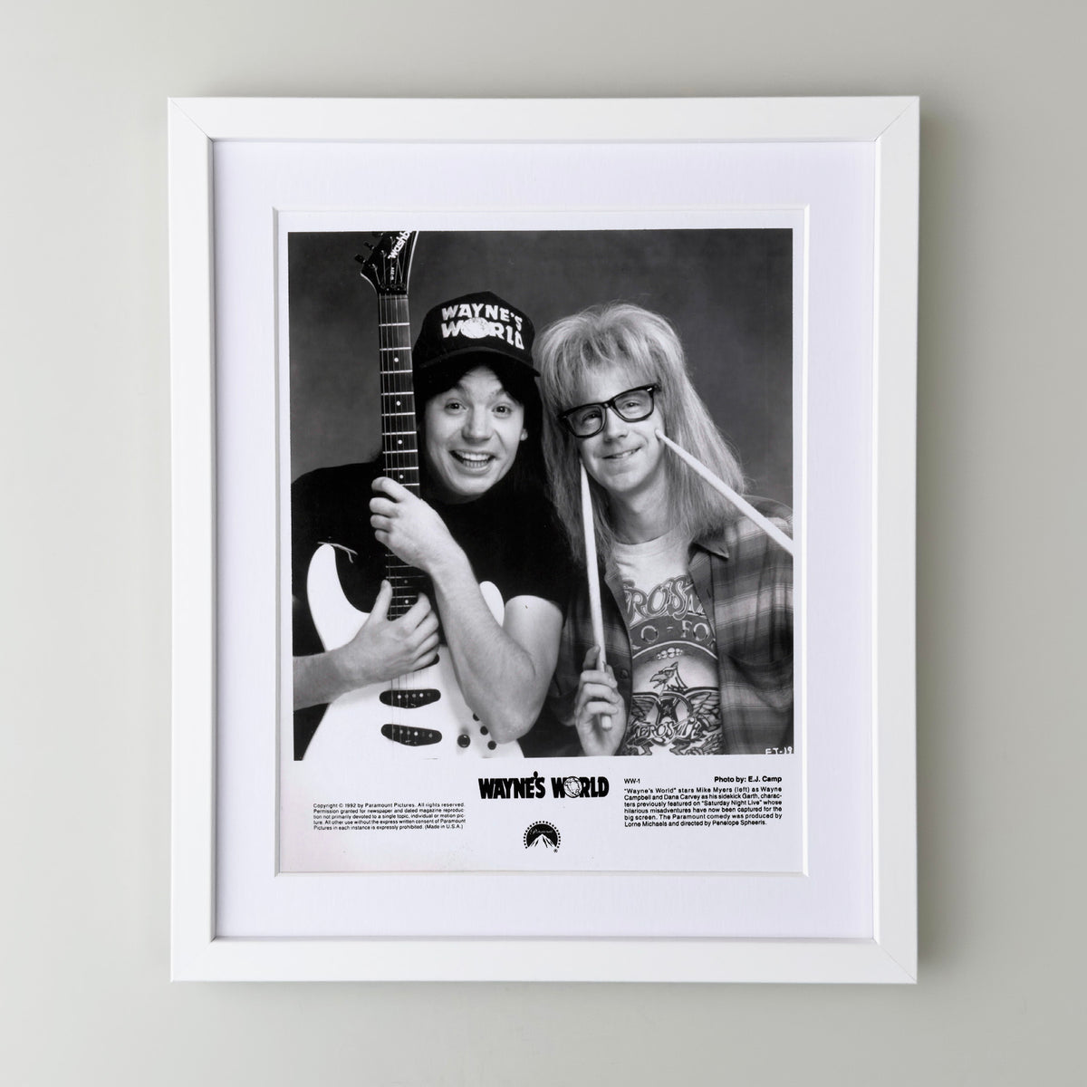 Waynes World 1992 Publicity Film Movie Press Still Framed
