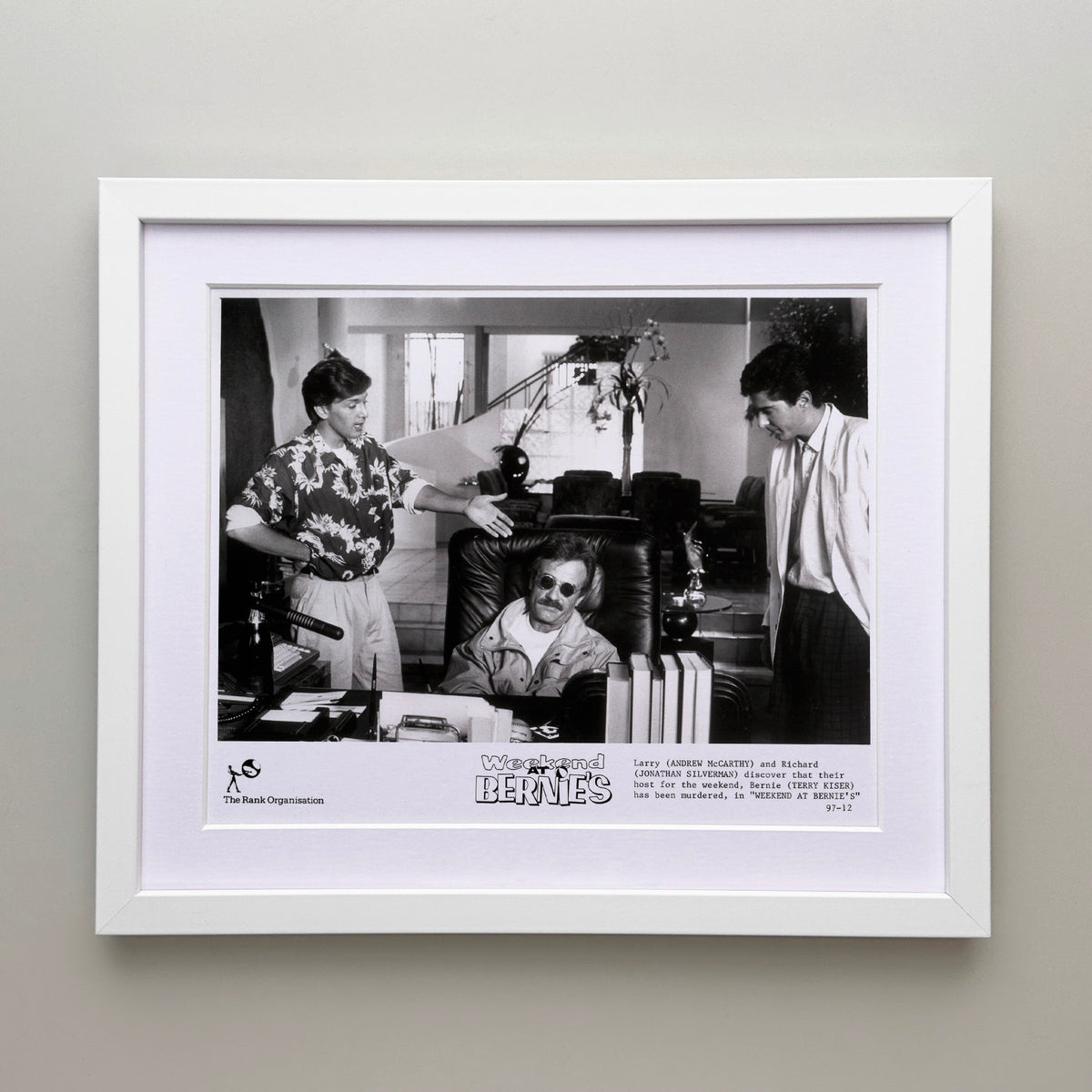 Weekend at Bernies 1989 Publicity Film Movie Press Still Framed