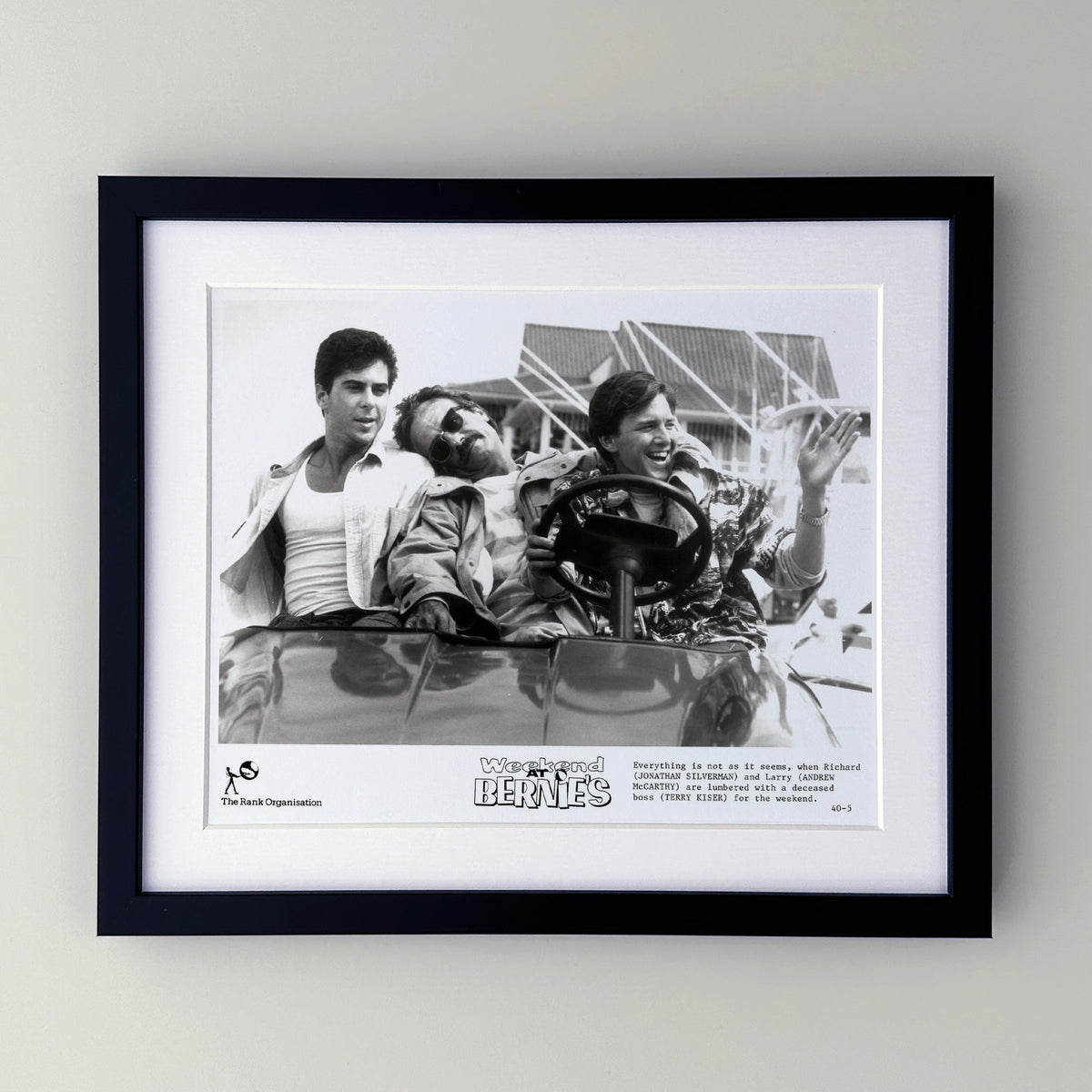 Weekend at Bernies 1989 Publicity Film Movie Press Still Framed