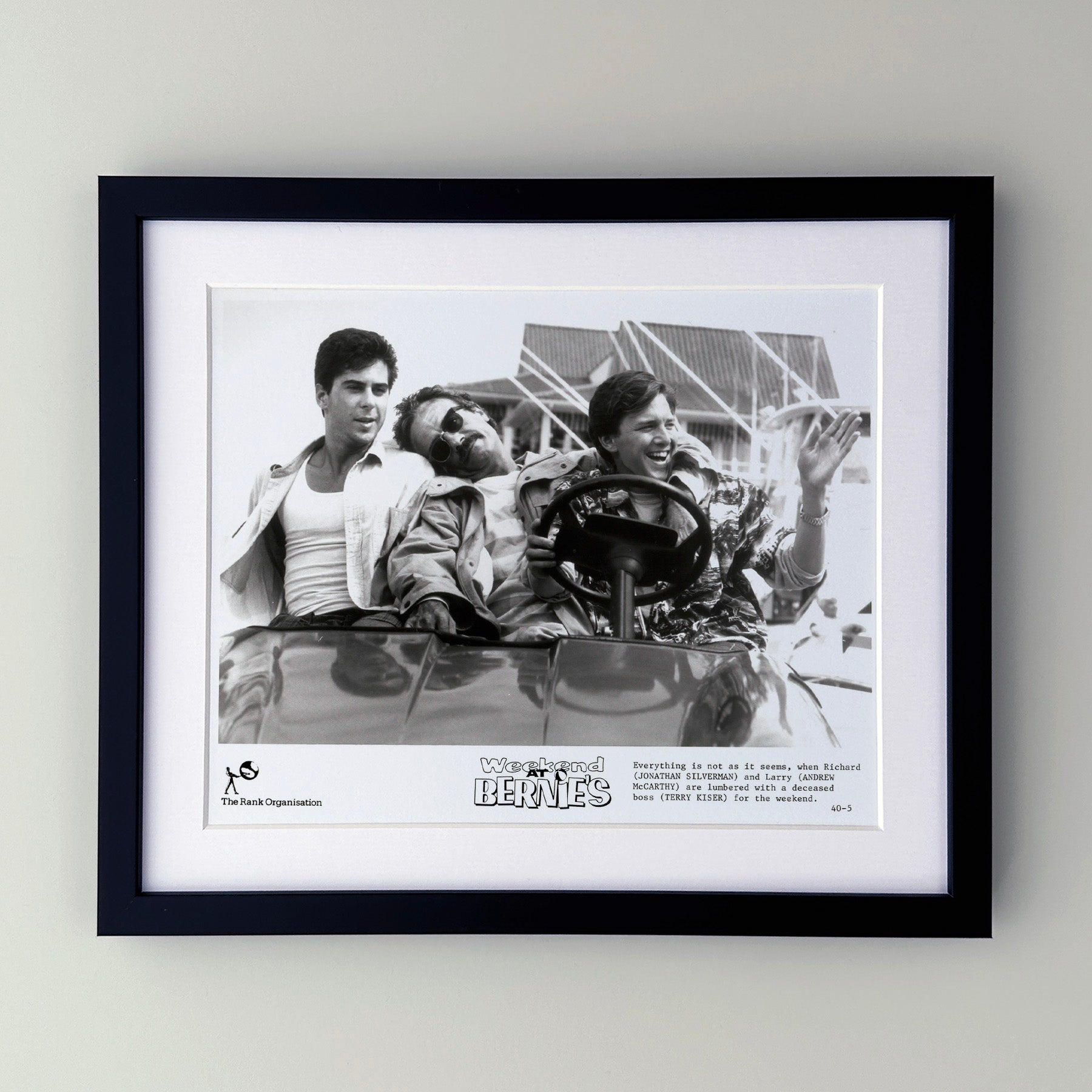 Weekend at Bernies 1989 Publicity Film Movie Press Still Framed