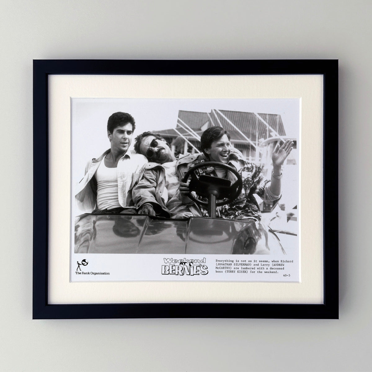 Weekend at Bernies 1989 Publicity Film Movie Press Still Framed