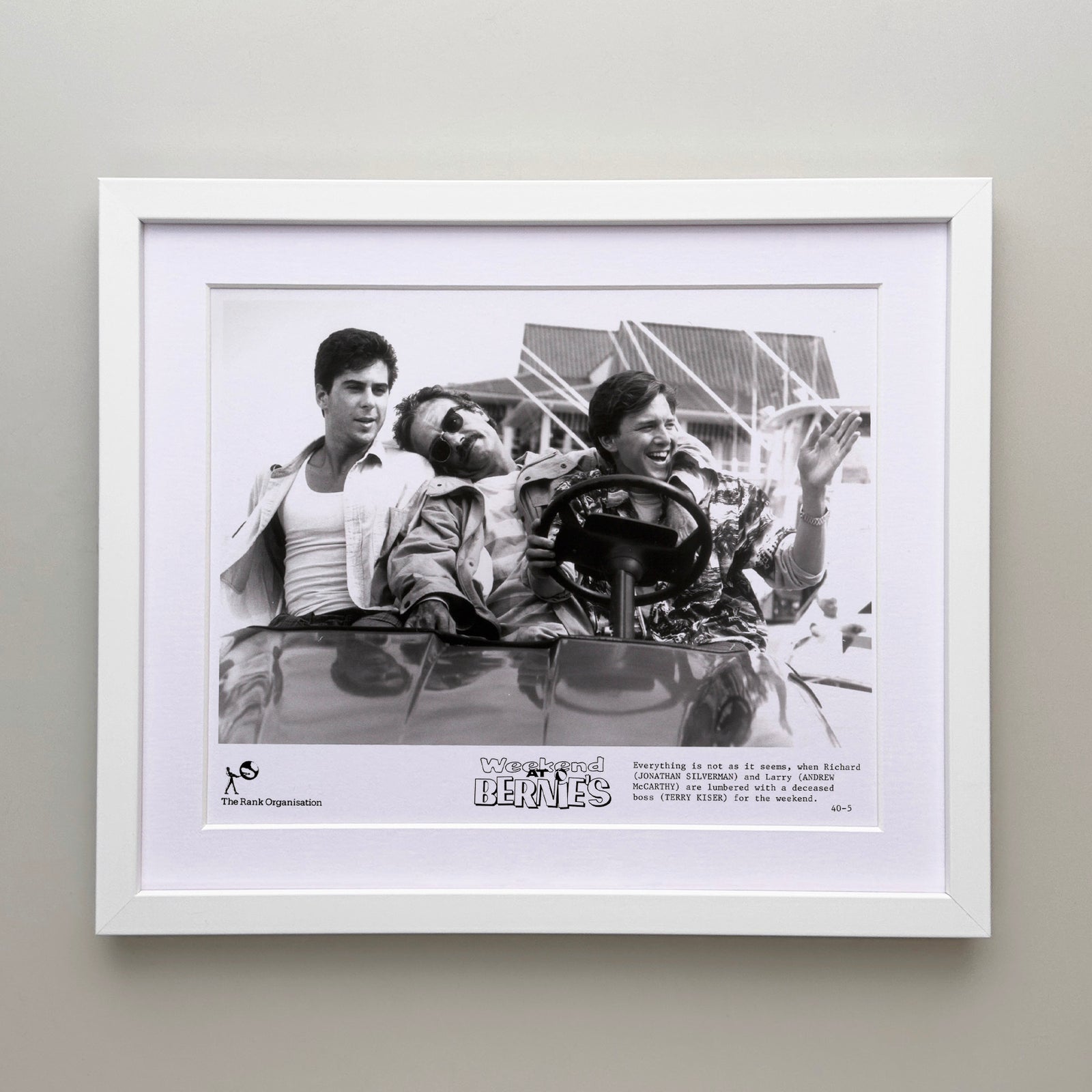 Weekend at Bernies 1989 Publicity Film Movie Press Still Framed