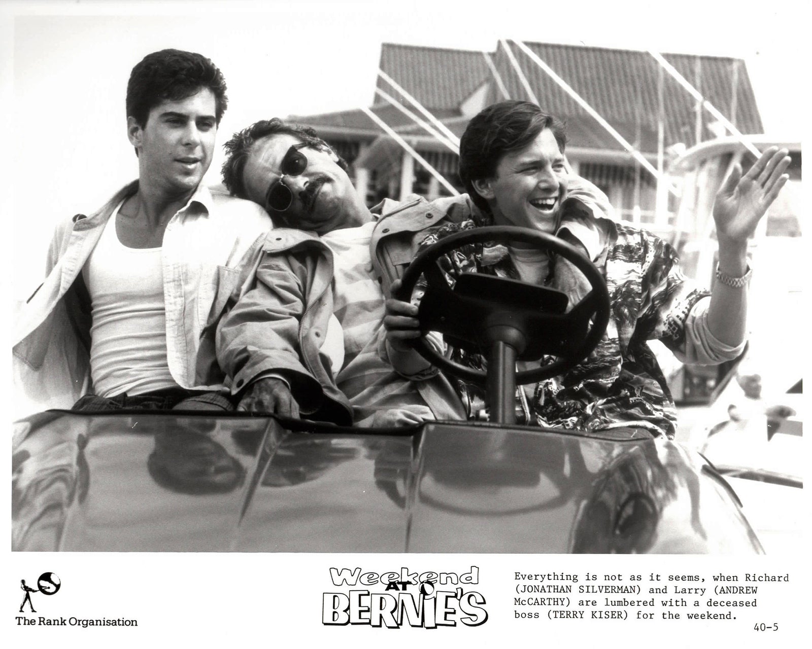 Weekend at Bernies 1989 Publicity Film Movie Press Still Framed