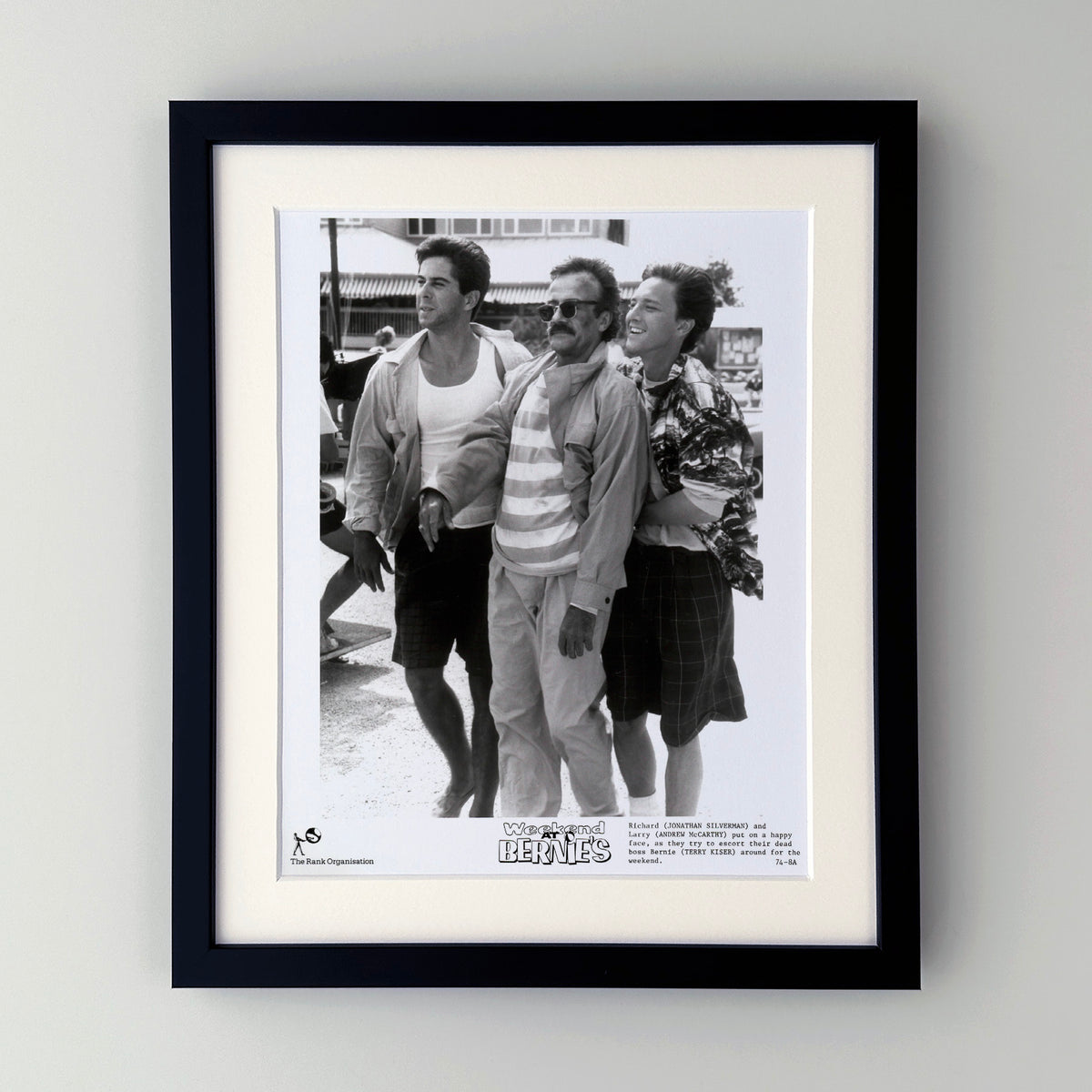 Weekend at Bernies 1989 Publicity Film Movie Press Still Framed