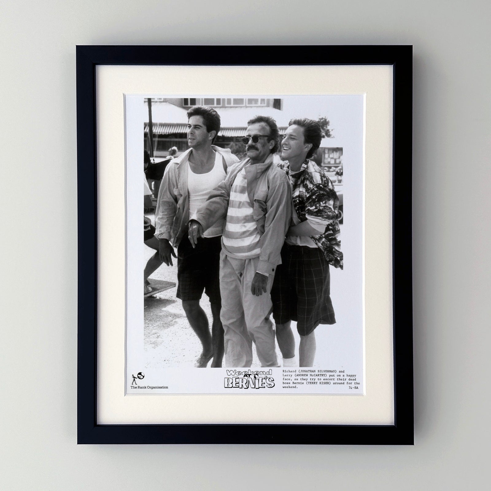 Weekend at Bernies 1989 Publicity Film Movie Press Still Framed