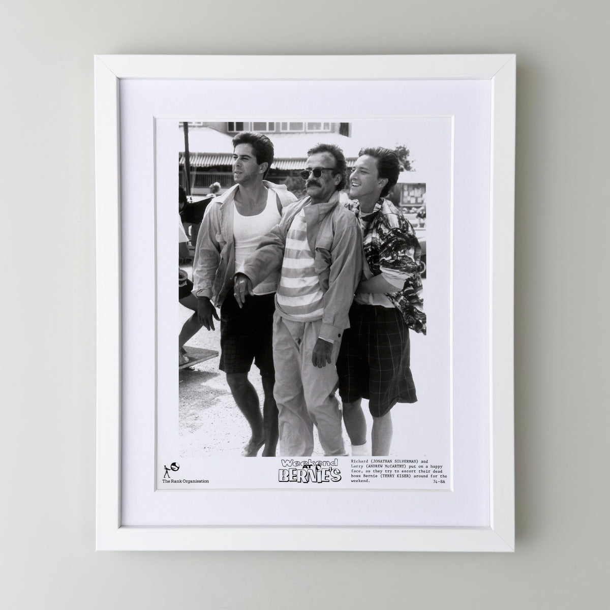 Weekend at Bernies 1989 Publicity Film Movie Press Still Framed