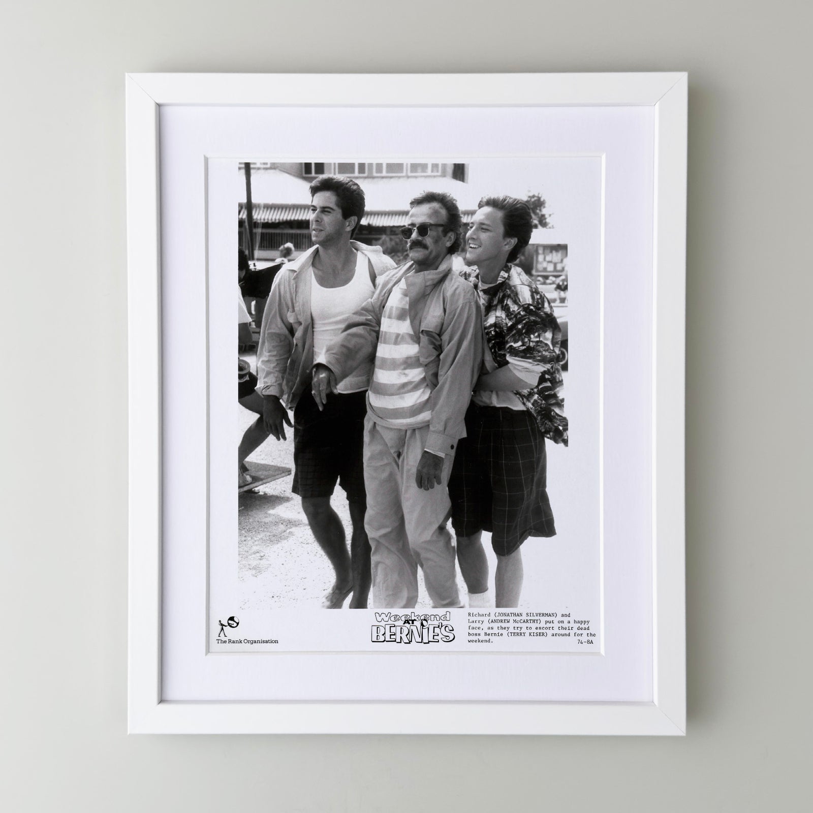 Weekend at Bernies 1989 Publicity Film Movie Press Still Framed