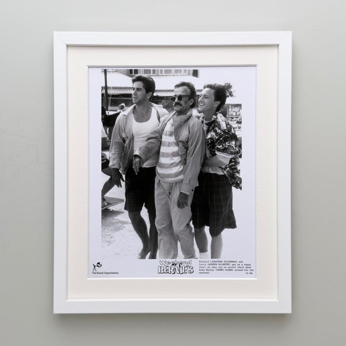 Weekend at Bernies 1989 Publicity Film Movie Press Still Framed