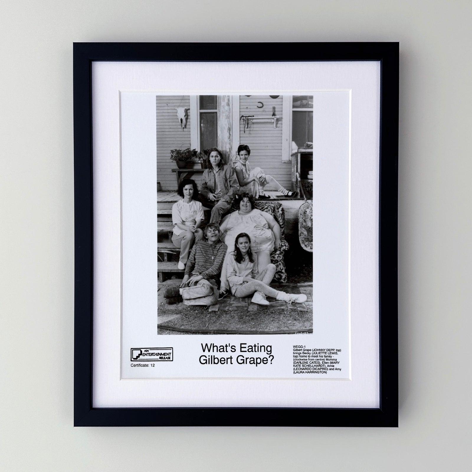 What's Eating Gilbert Grape 1993 Publicity Film Movie Press Still Framed