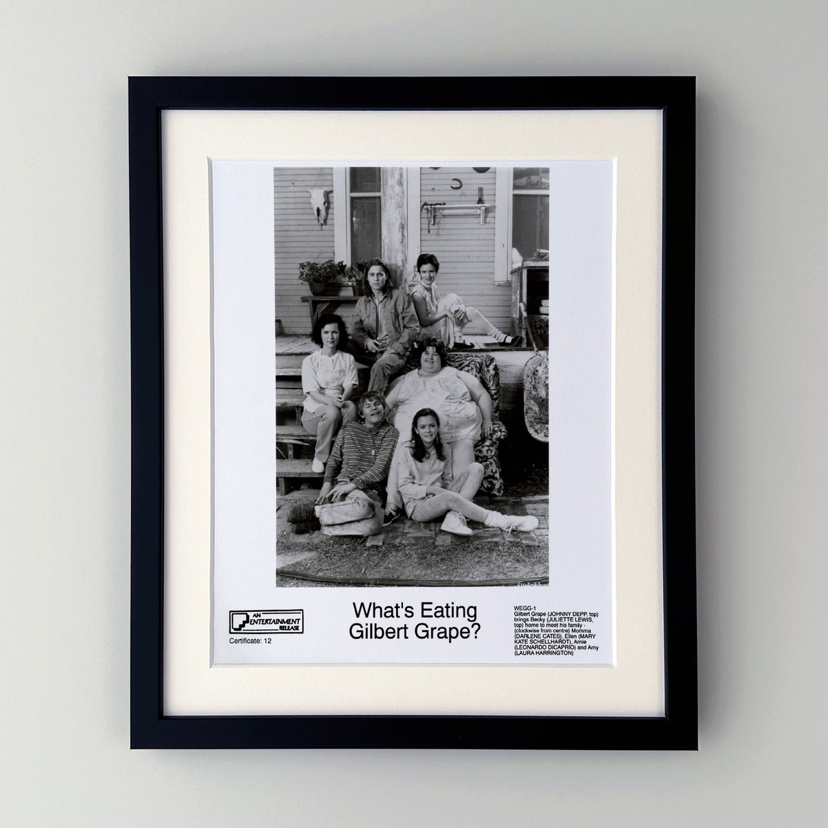 What's Eating Gilbert Grape 1993 Publicity Film Movie Press Still Framed