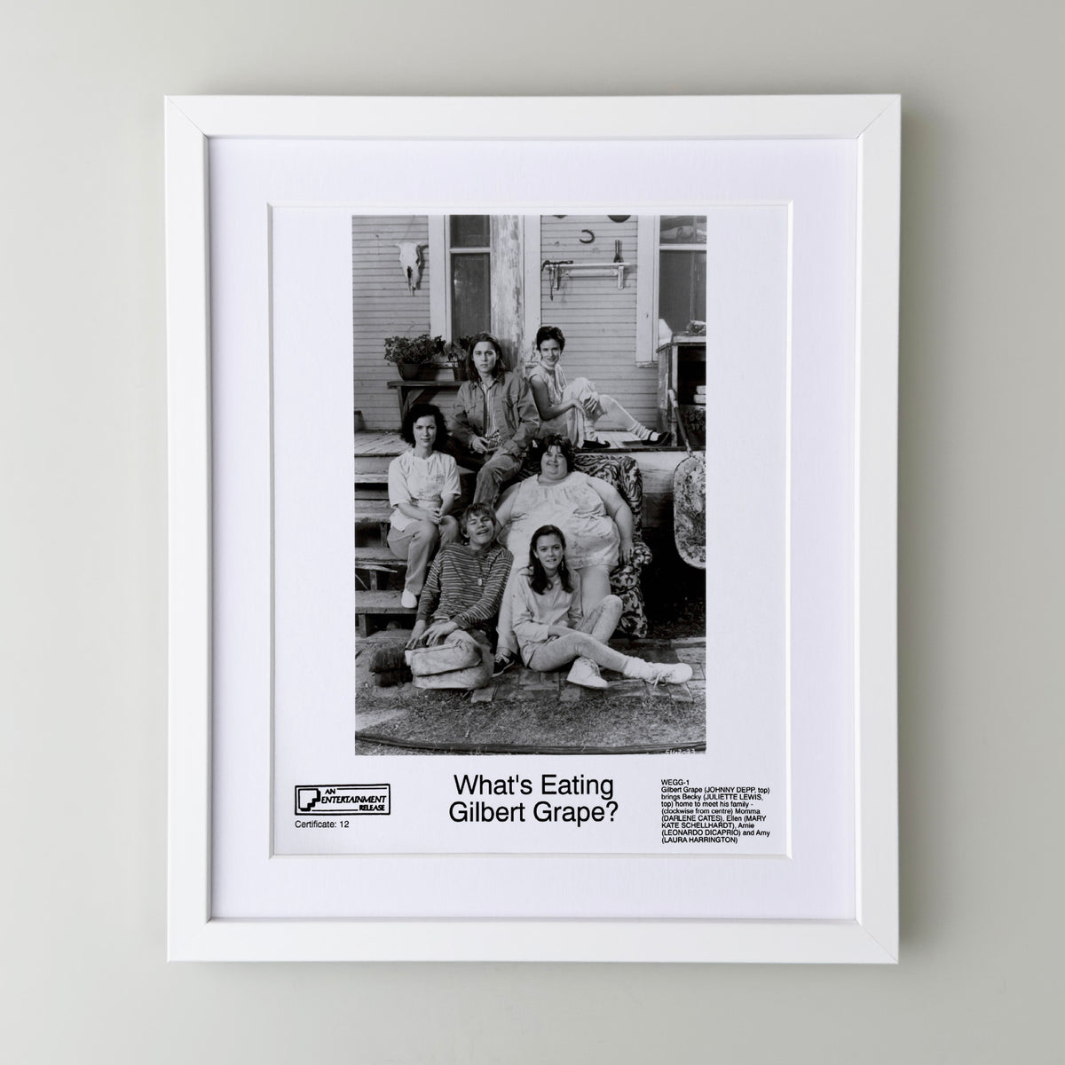 What's Eating Gilbert Grape 1993 Publicity Film Movie Press Still Framed