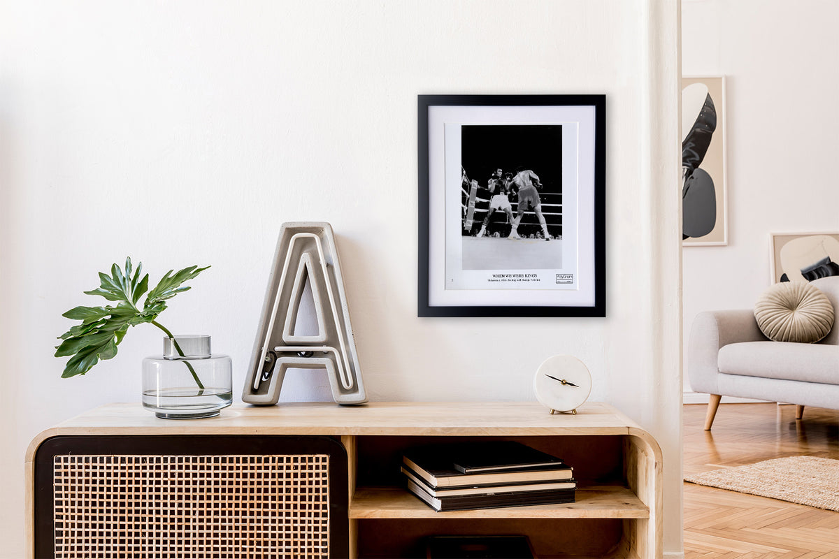 When We Were Kings 1996 Publicity Film Movie Press Still Framed