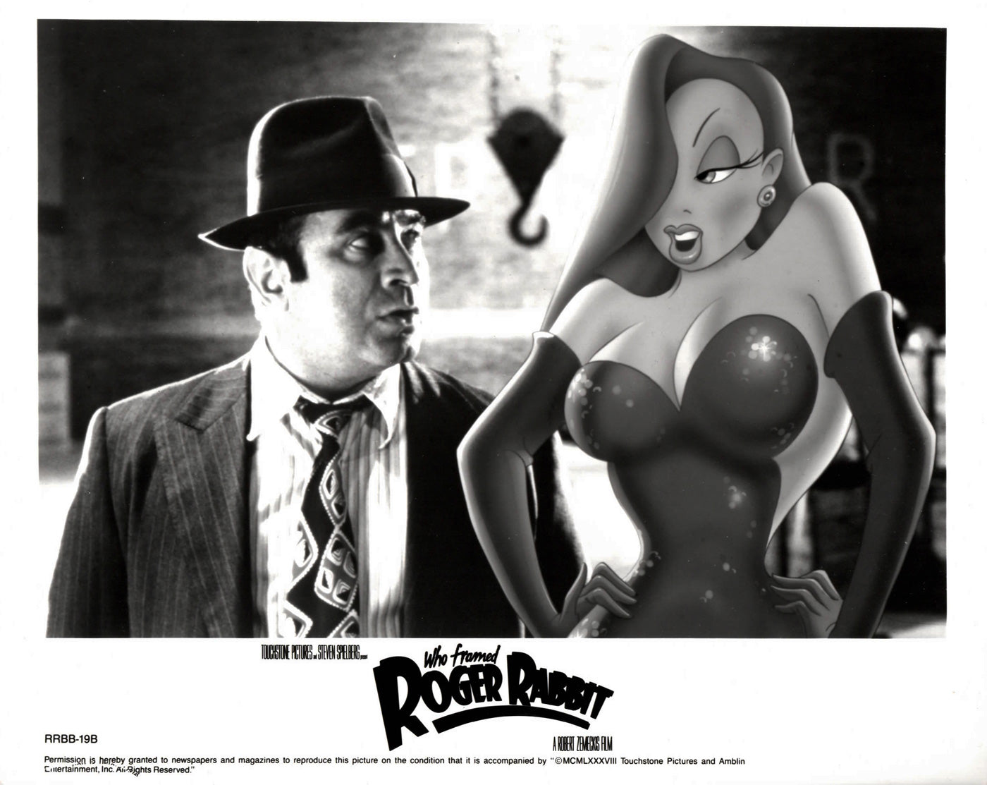 Who Framed Roger Rabbit (1988) Publicity Press Film Movie Still Photo - Framed