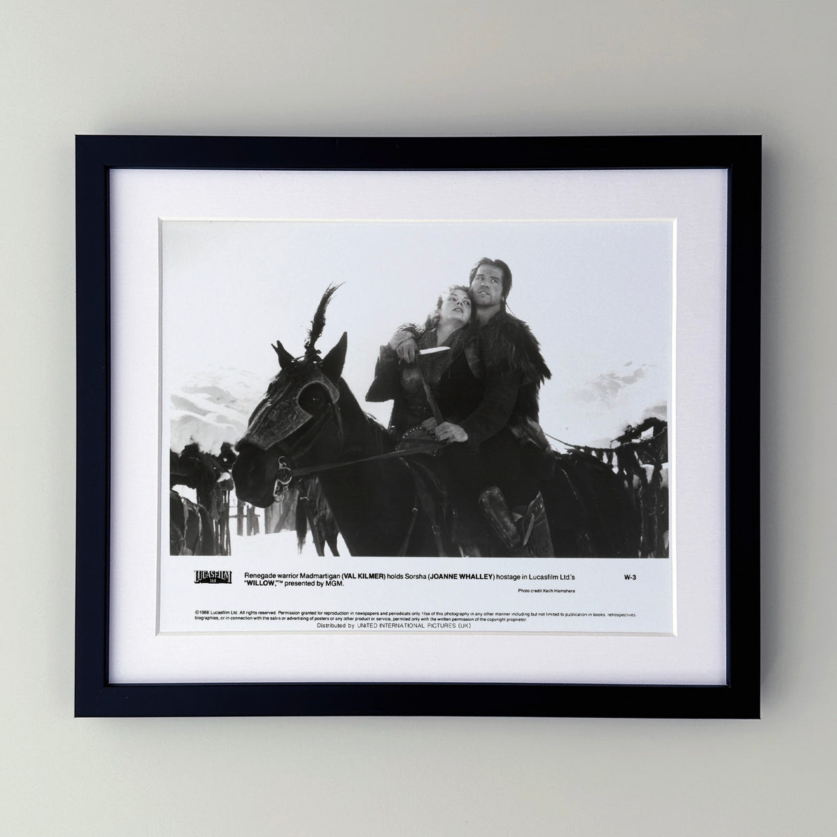 Willow 1988 Publicity Film Movie Press Still Framed