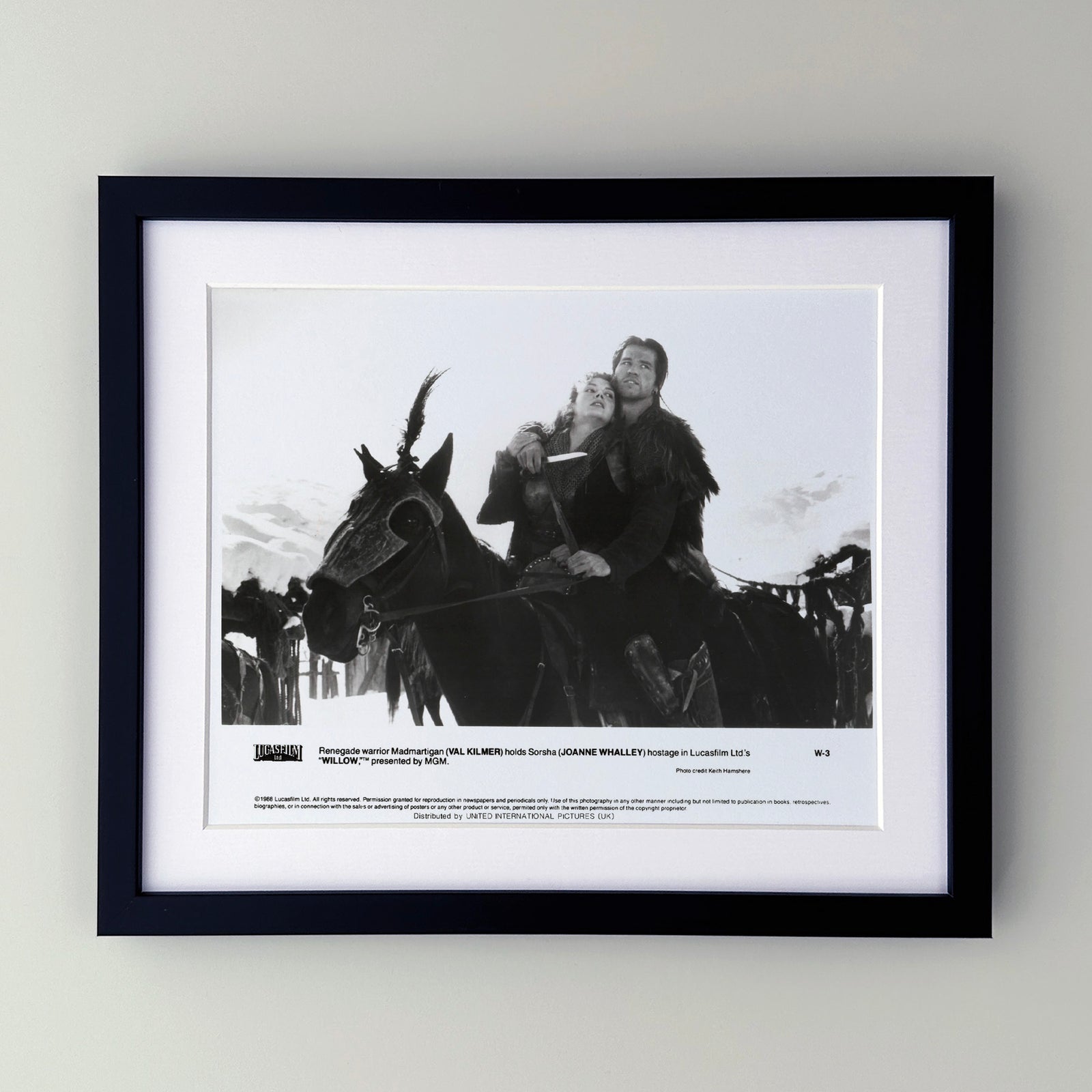 Willow 1988 Publicity Film Movie Press Still Framed