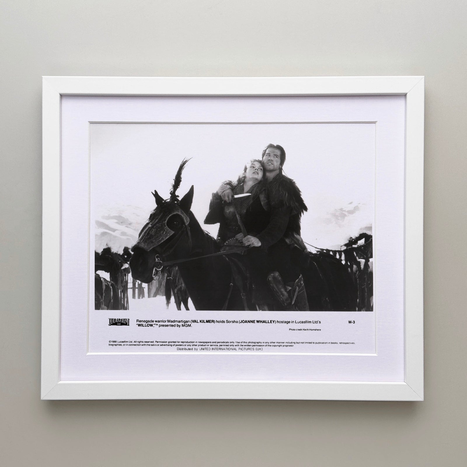 Willow 1988 Publicity Film Movie Press Still Framed