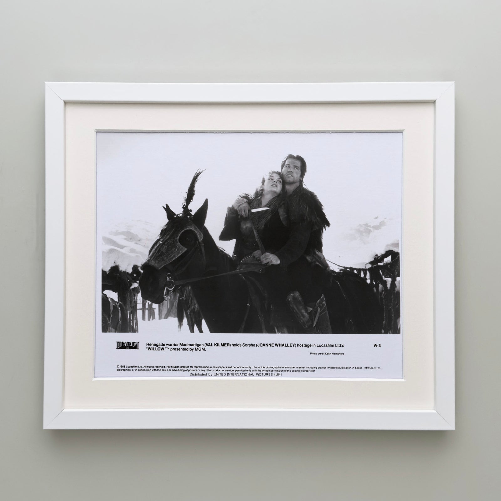 Willow 1988 Publicity Film Movie Press Still Framed