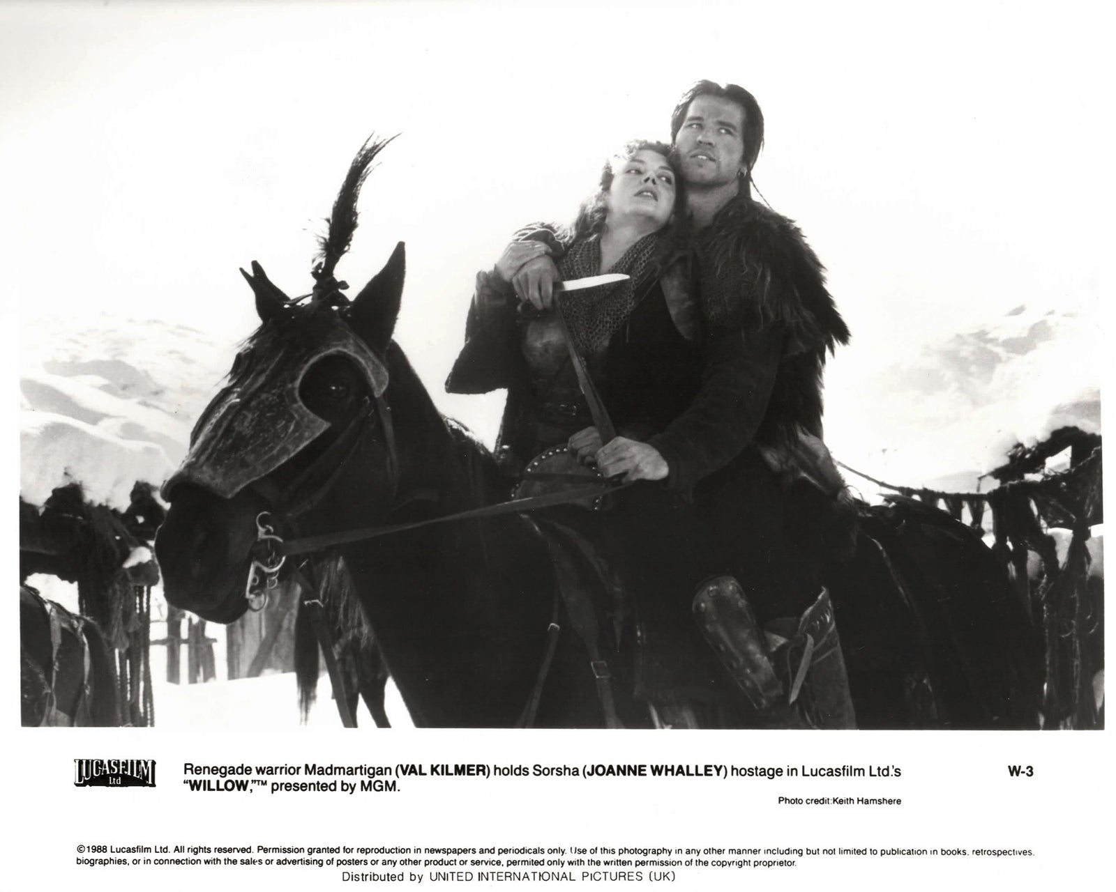 Willow 1988 Publicity Film Movie Press Still Framed