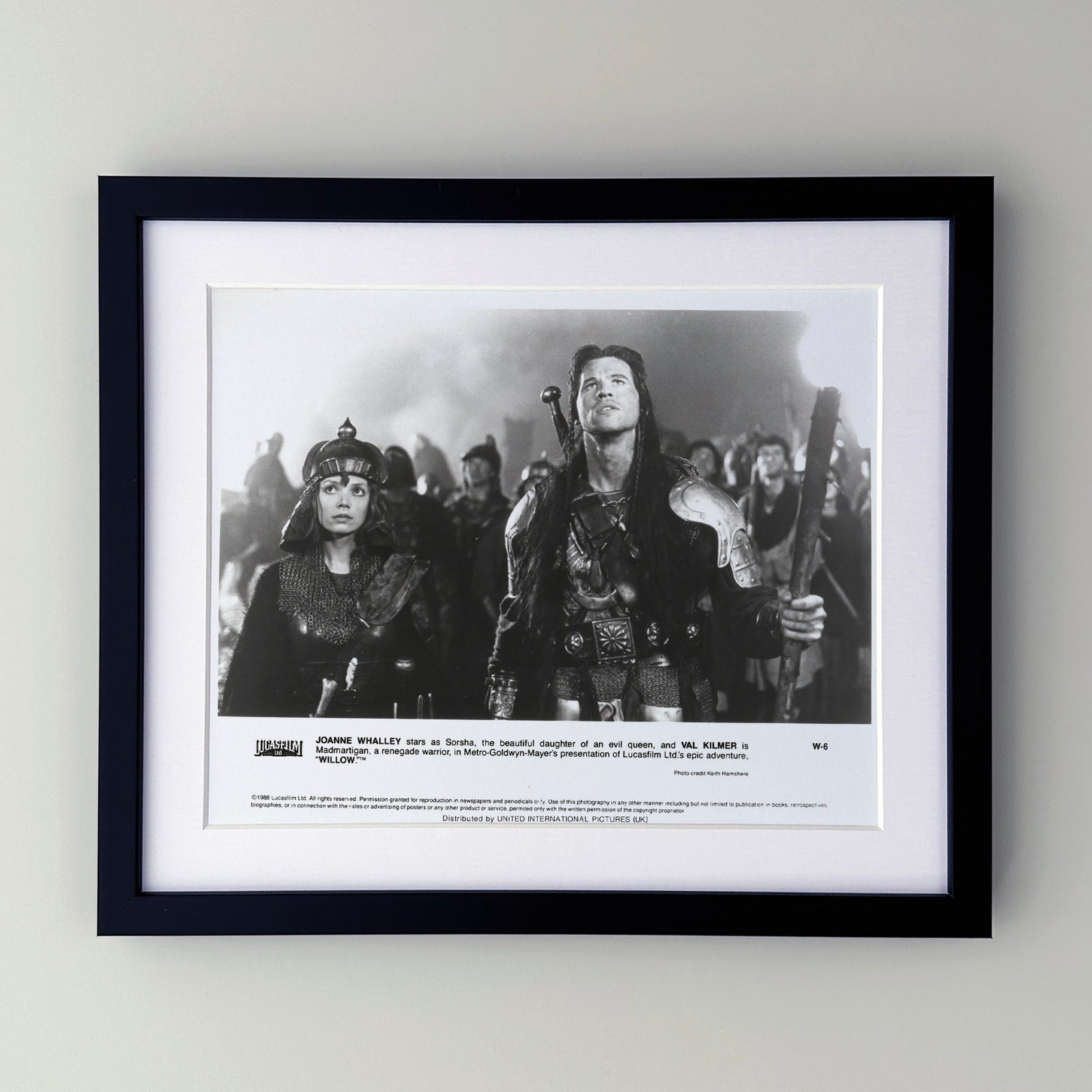 Willow 1988 Publicity Film Movie Press Still Framed