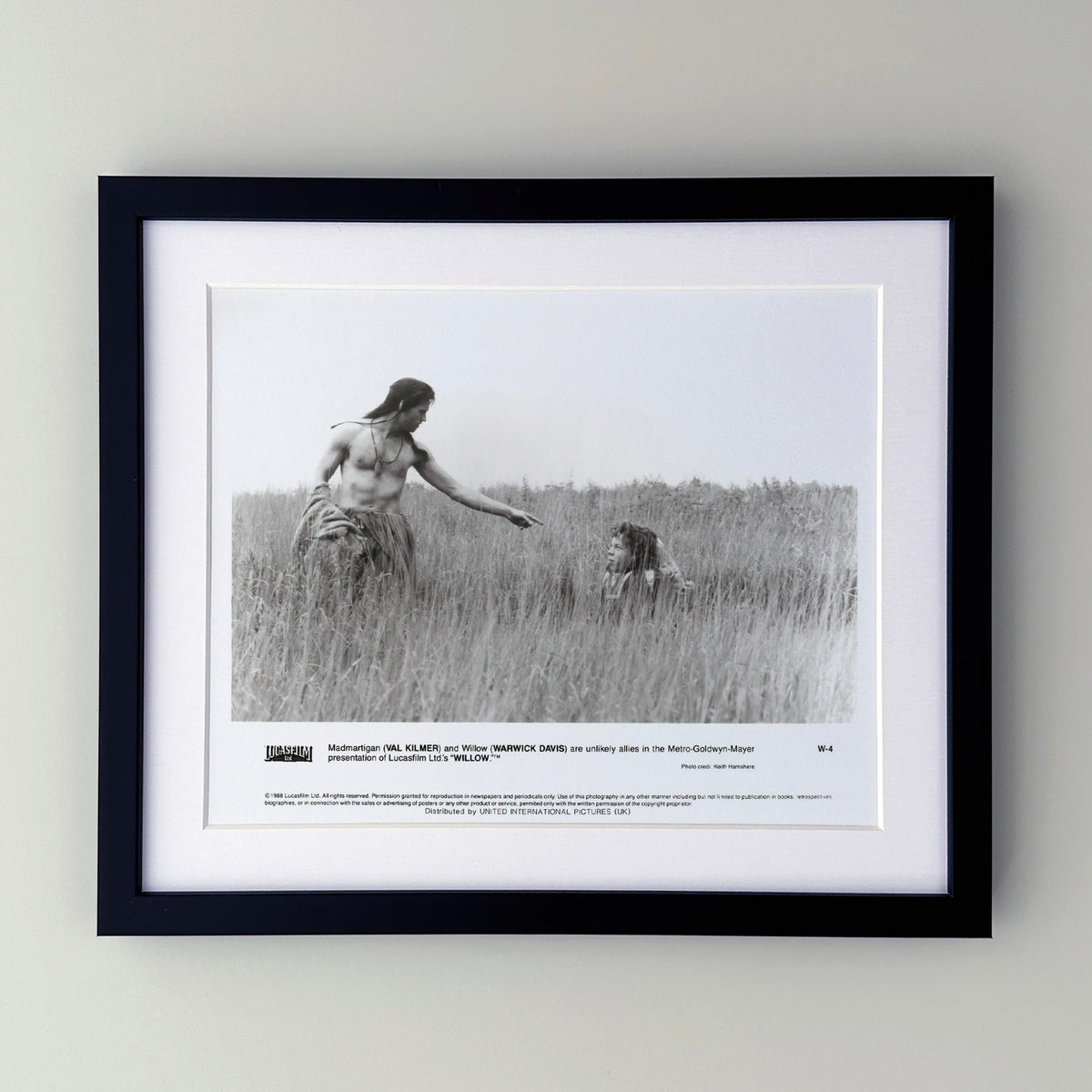 Willow 1988 Publicity Film Movie Press Still Framed