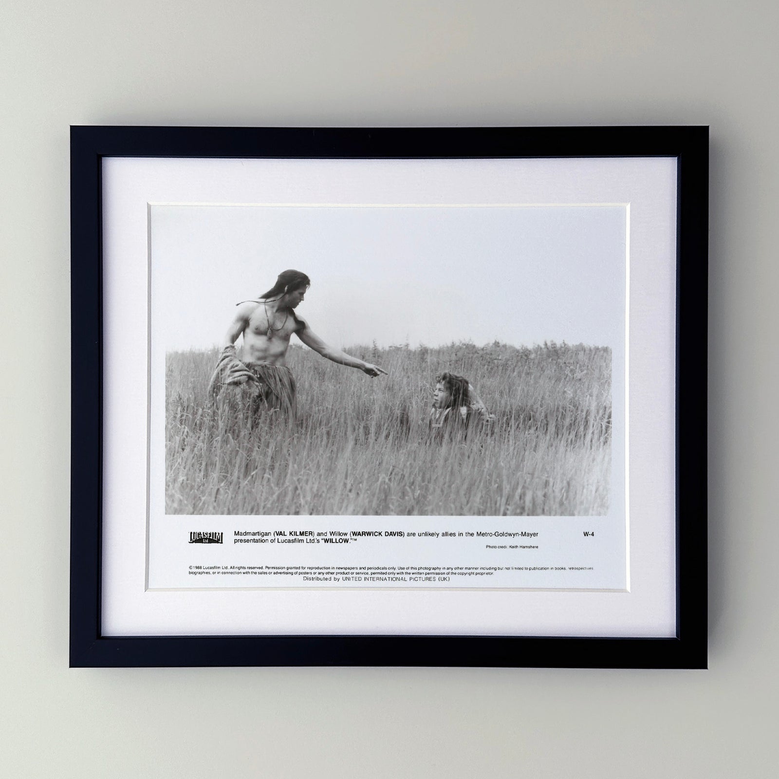 Willow 1988 Publicity Film Movie Press Still Framed