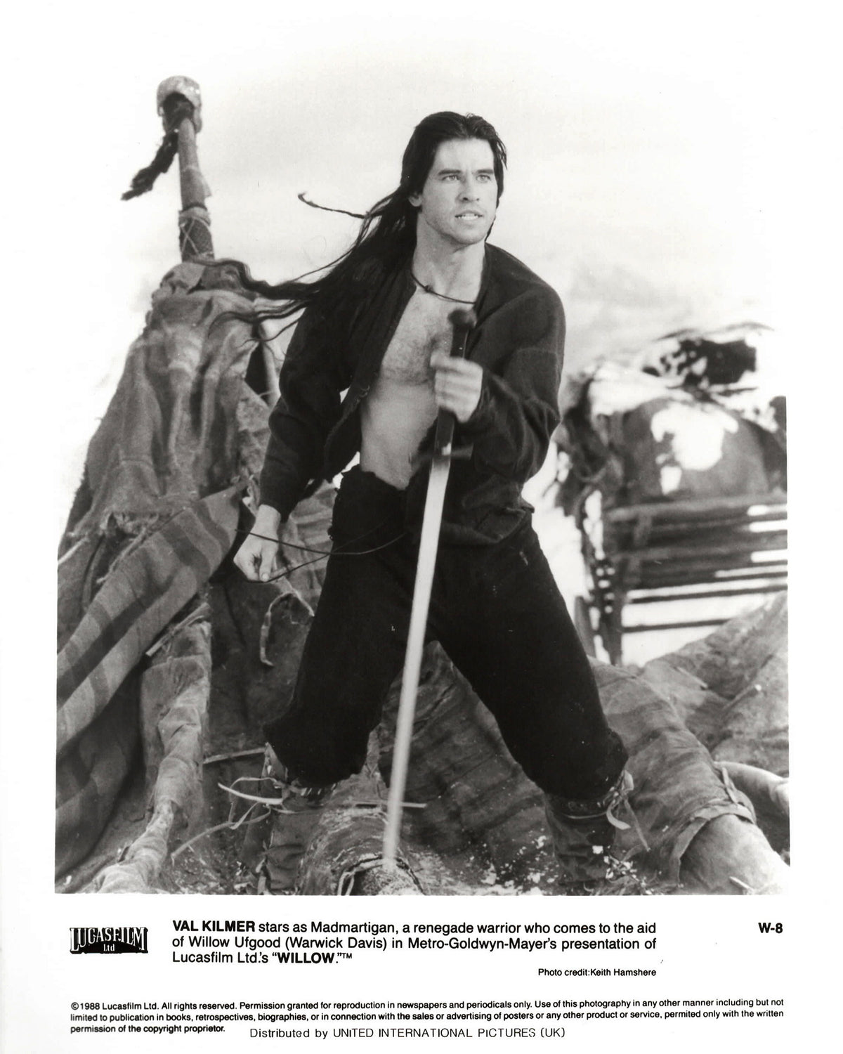 Willow 1988 Publicity Film Movie Press Still Framed