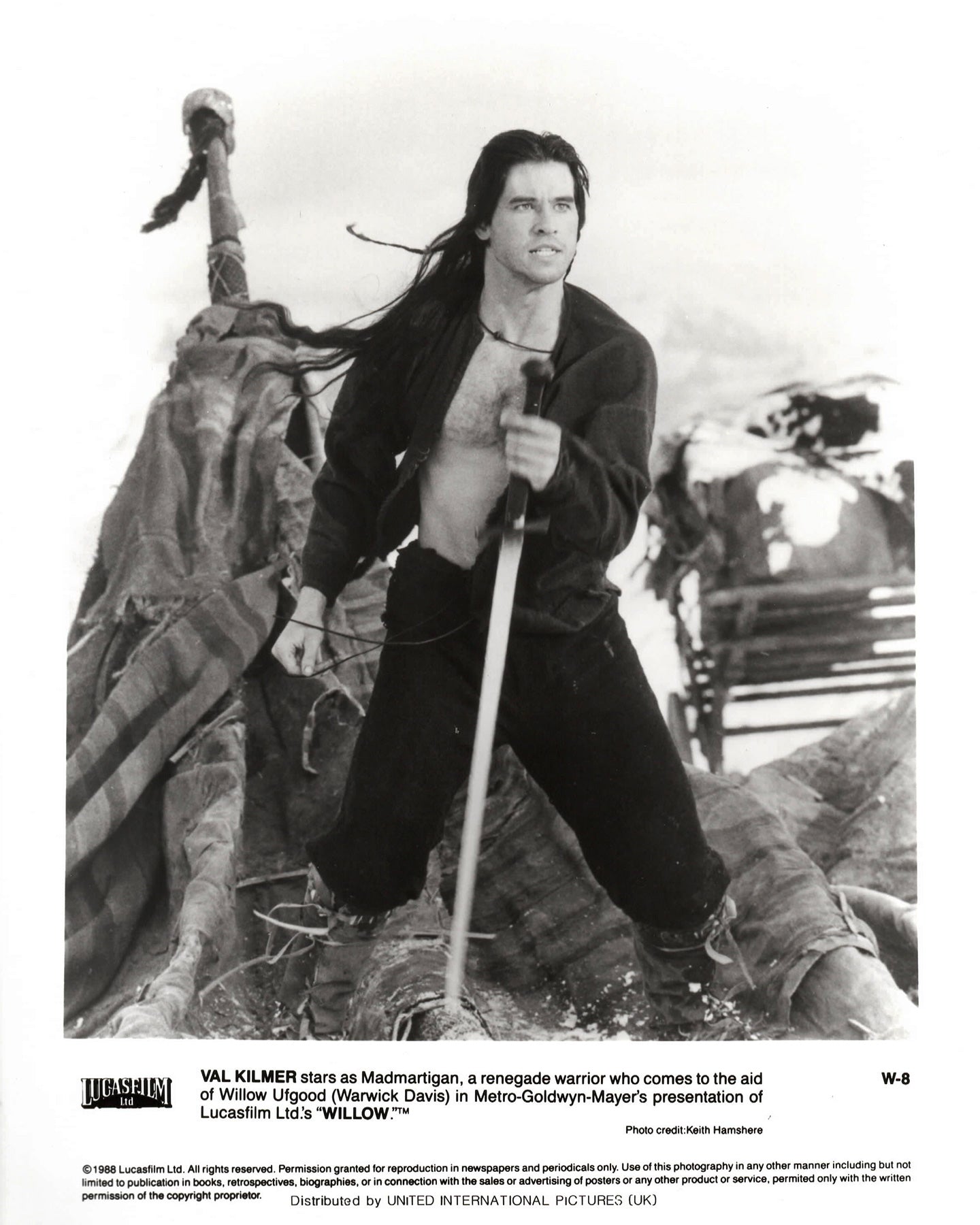 Willow 1988 Publicity Film Movie Press Still Framed