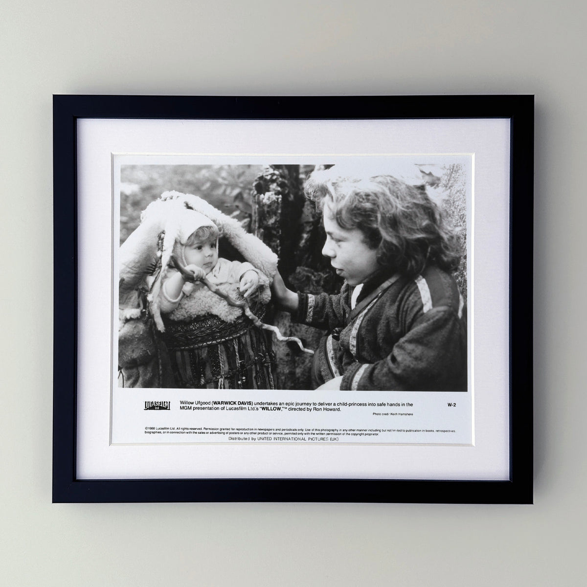 Willow 1988 Publicity Film Movie Press Still Framed