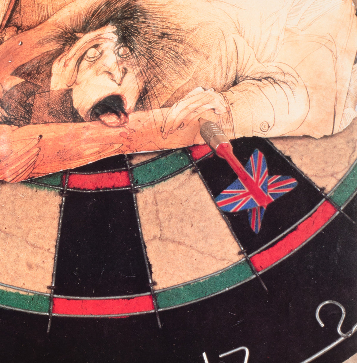 Withnail and I 1987 US 1 Sheet Film Movie Poster, Ralph Steadman - detail