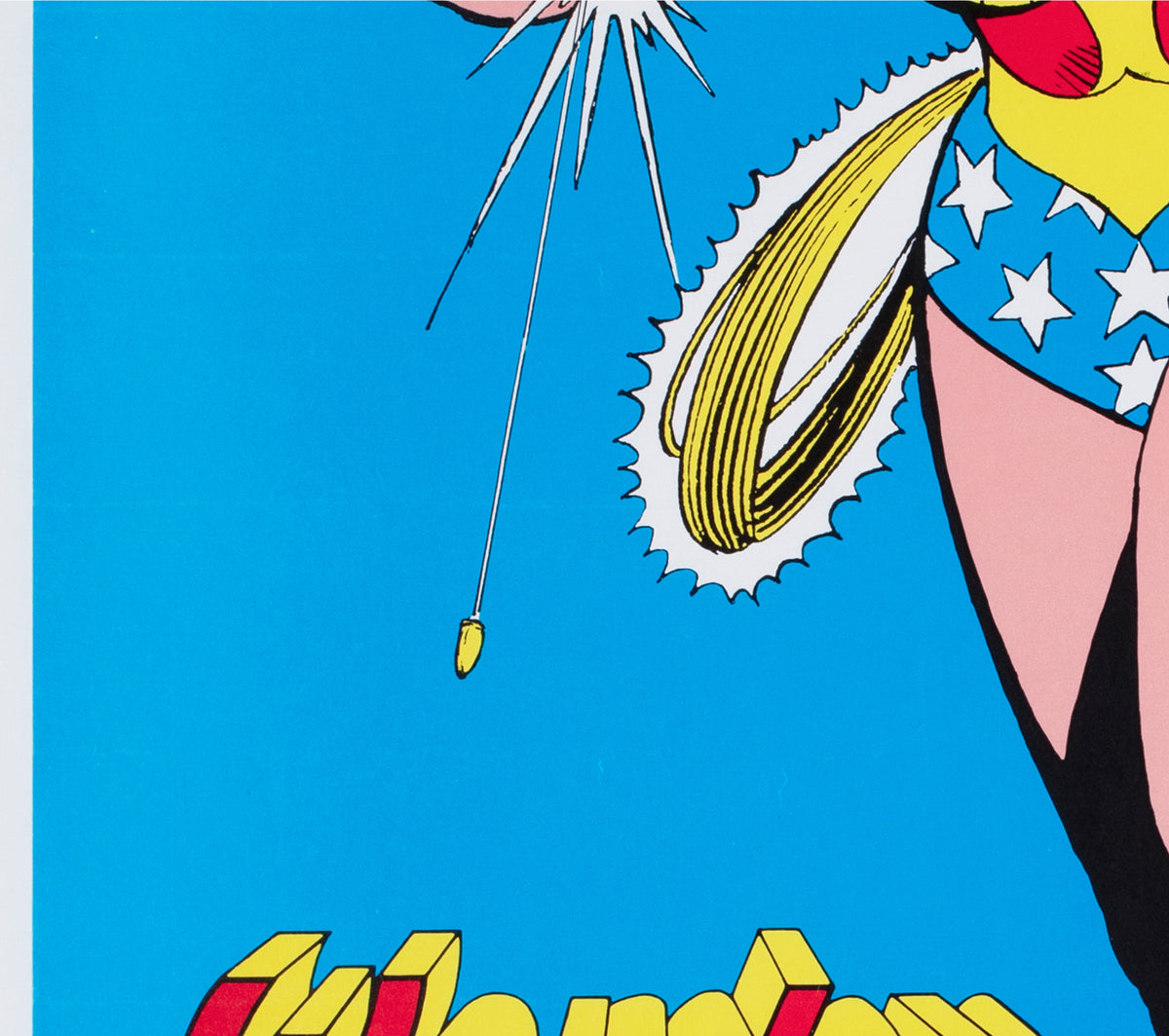 wonder woman 1979 dc comics poster - detail