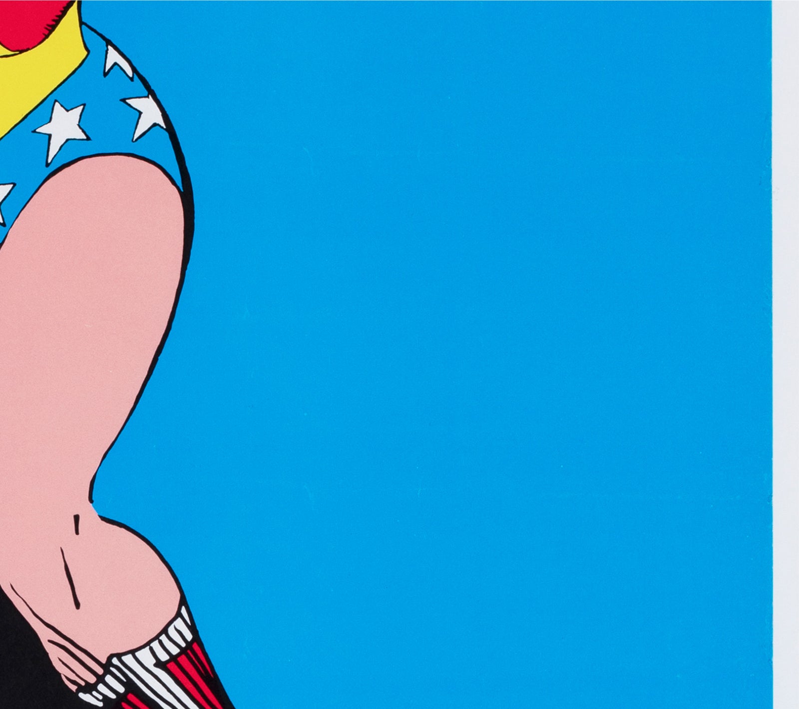 wonder woman 1979 dc comics poster - detail
