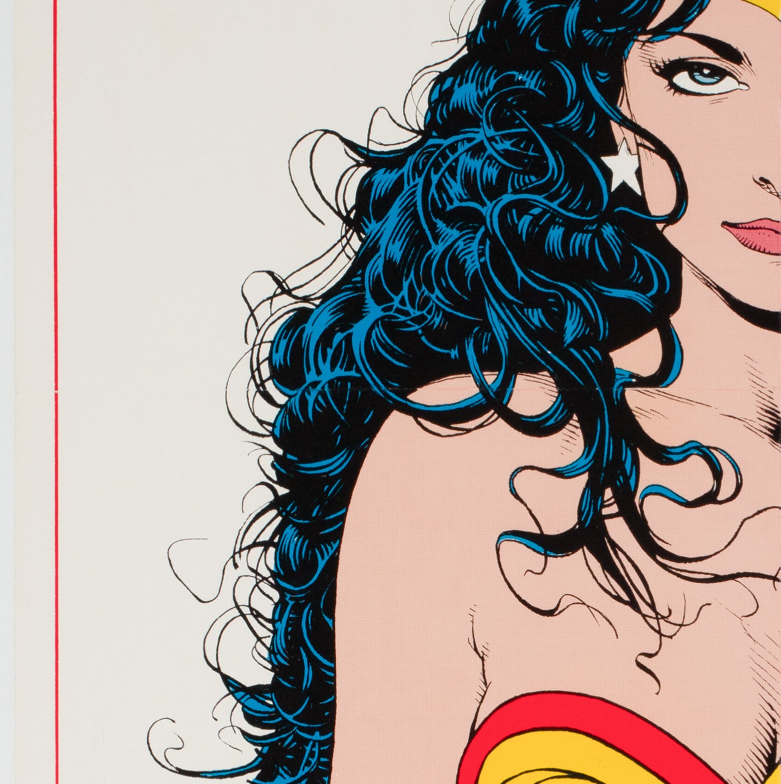 Wonder Woman 1992 DC Comics Promotional Poster, Brian Bolland - detail