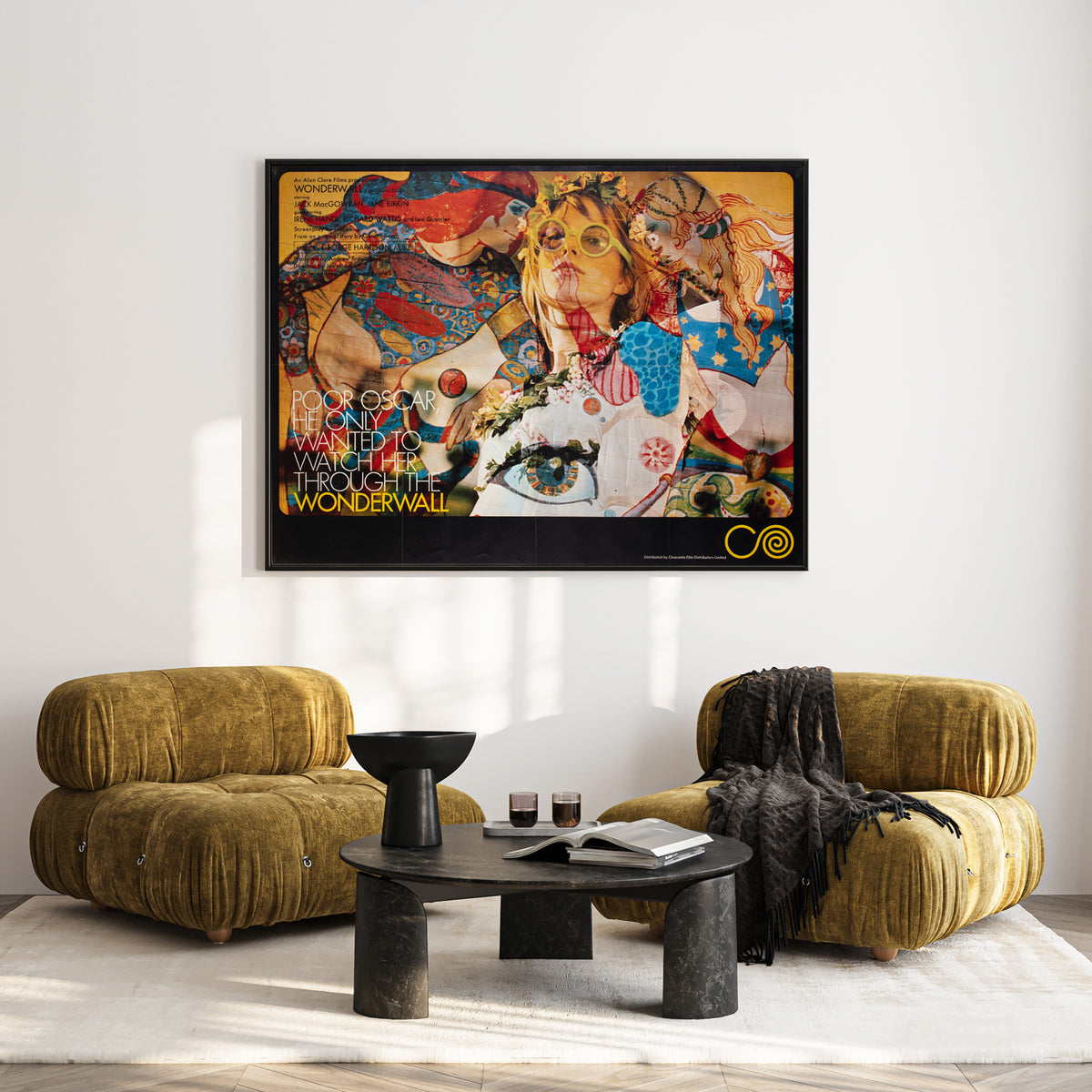 Wonderwall 1969 UK Quad Film Movie Poster