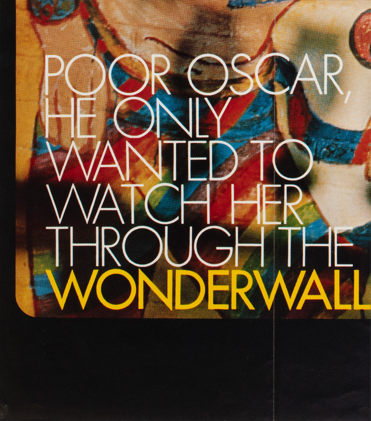 Wonderwall 1969 UK Quad Film Movie Poster - detail