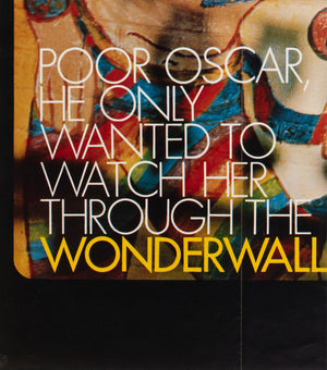 Wonderwall 1969 UK Quad Film Movie Poster - detail