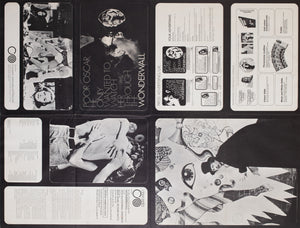 Wonderwall 1969 UK Quad Film Movie Poster - back