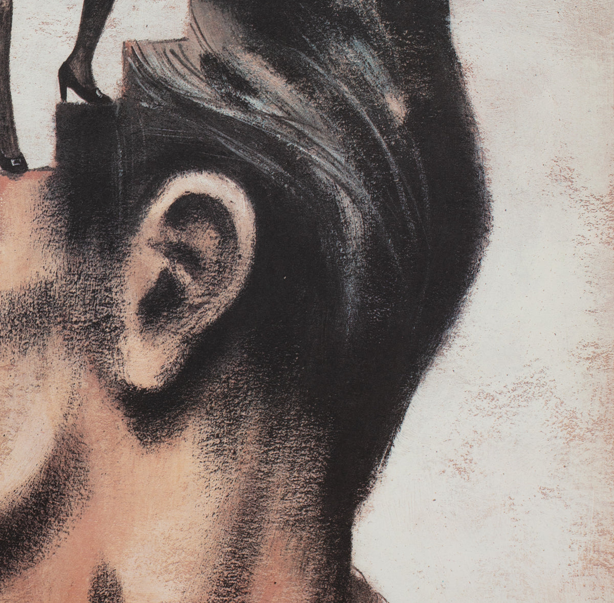 Working Girl 1990 Polish B1 Film Movie Poster, Andrzej Pagowski - detail