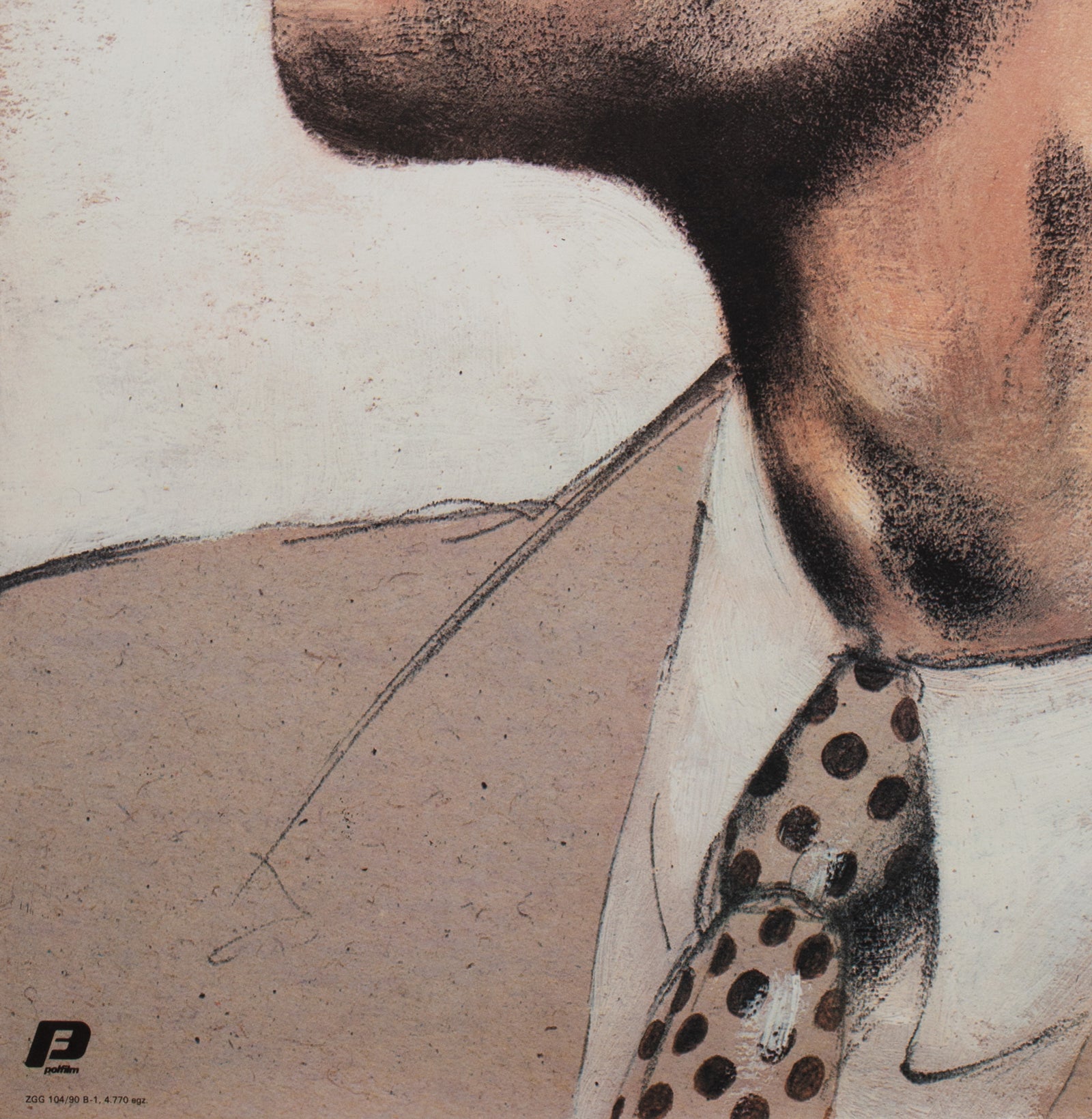 Working Girl 1990 Polish B1 Film Movie Poster, Andrzej Pagowski - detail