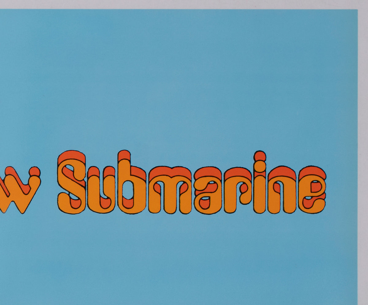 Yellow Submarine 1968 Capitol Records Poster Heinz Edelmann