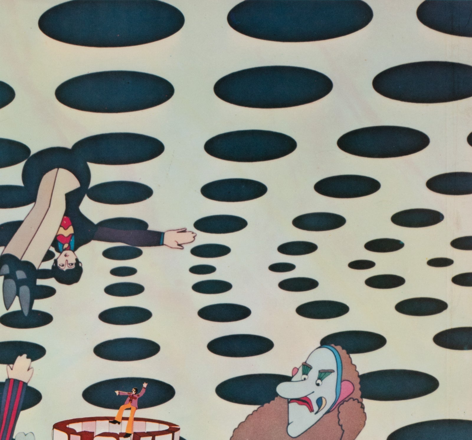 Yellow Submarine 1969 Japanese B2 Film Movie Poster - detail